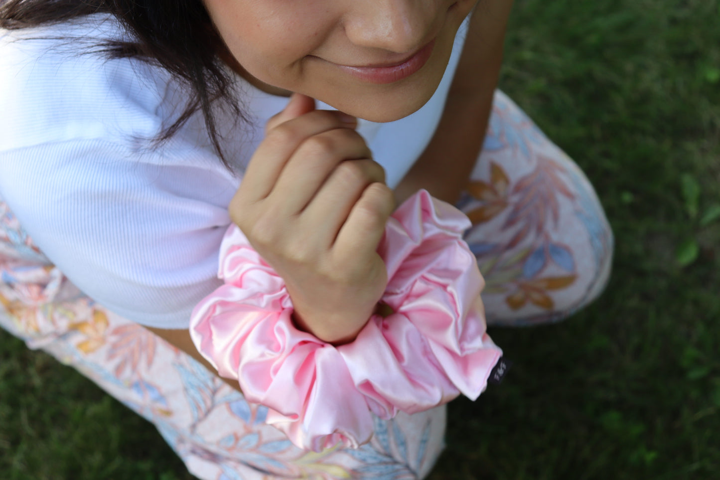 Glinda, XXL scrunchie, Pink