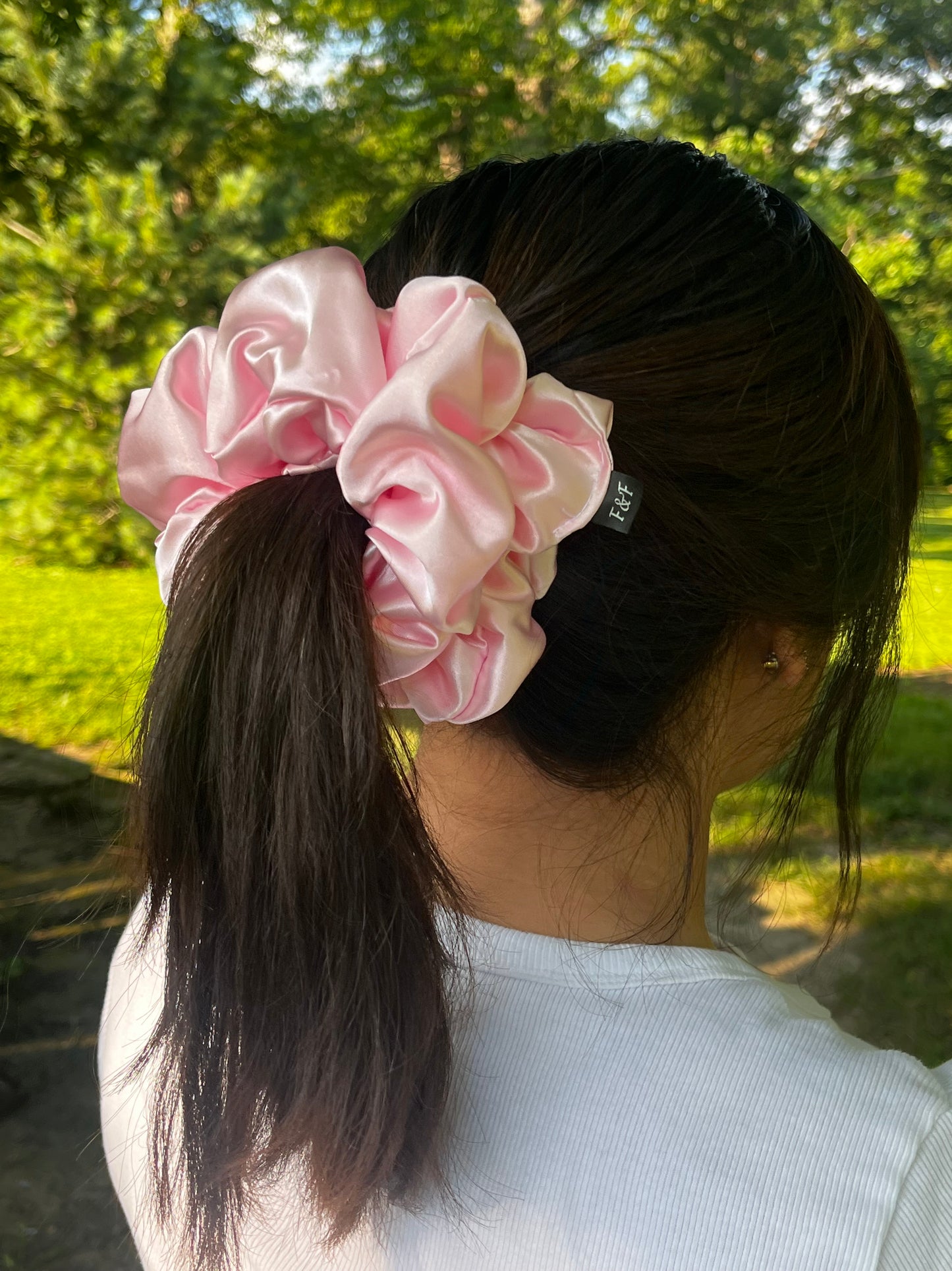 Glinda, XXL scrunchie, Pink