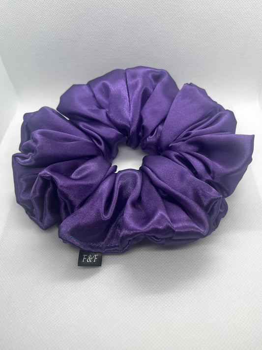 *LIMITED* Sofia, XXL scrunchie, Purple, Thick Satin Premium